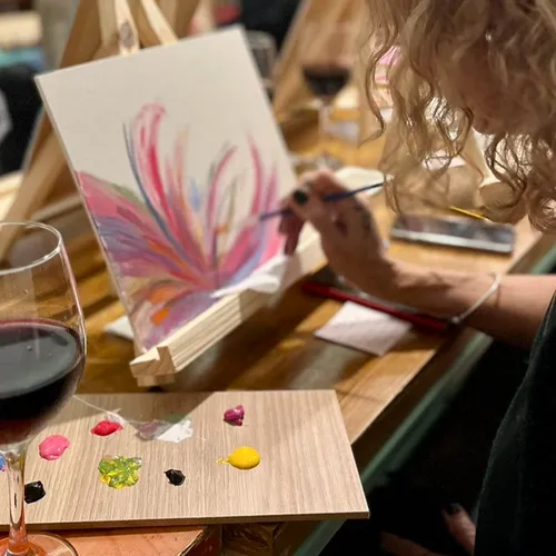 Pintura y Vino