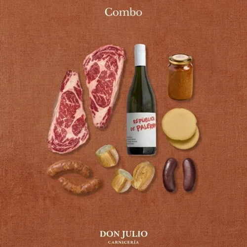 Con Don Julio, vuelta y vuelta Con Don Julio, vuelta y vuelta