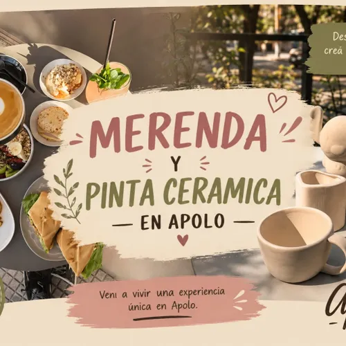 Pintá cerámica y merendá en Apolo Café Pintá cerámica y merendá en Apolo Café