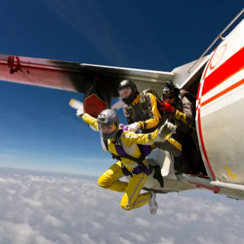 ¡Salto Tándem en paracaídas! ¡Salto Tándem en paracaídas!